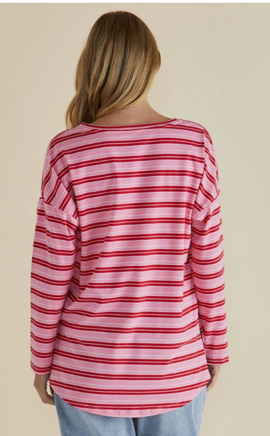 Betty Basics stripe l/s tee