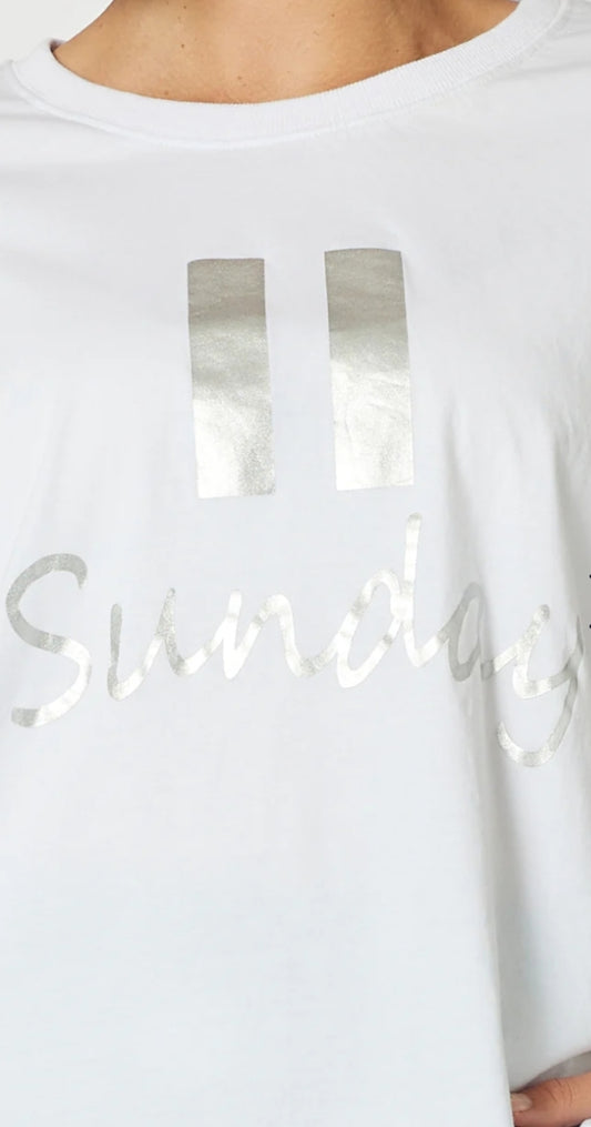 Clarity Happy Sunday tee
