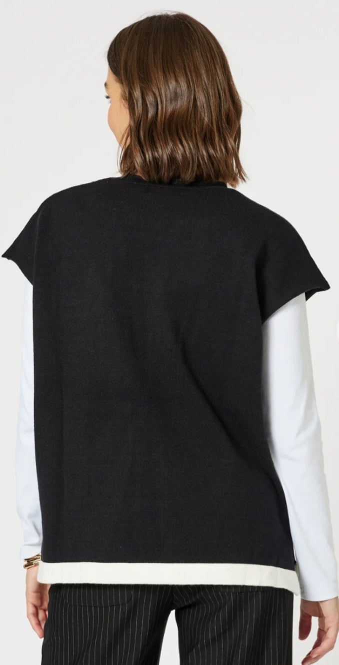 Clarity vest with stitching detail