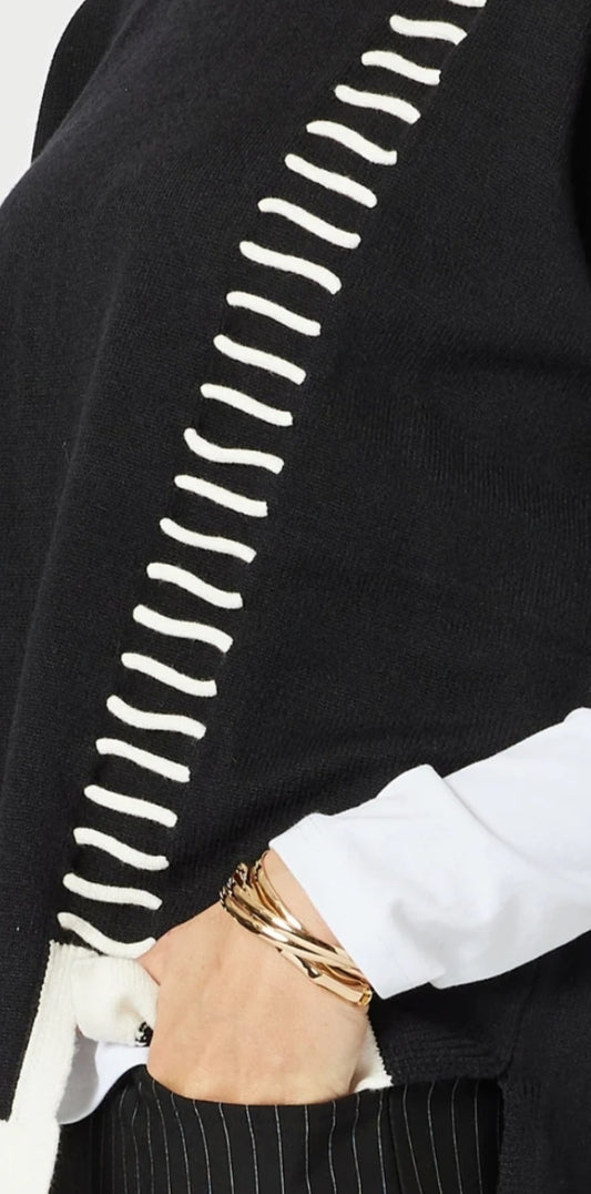 Clarity vest with stitching detail