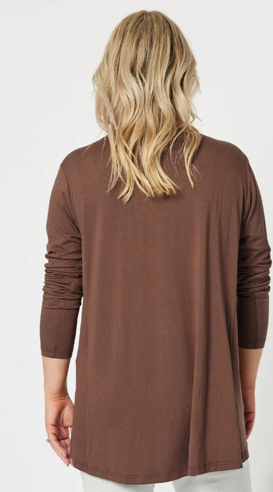 Clarity sequin moon top