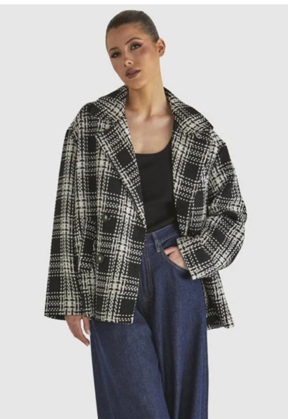 Fate and Becket check coat