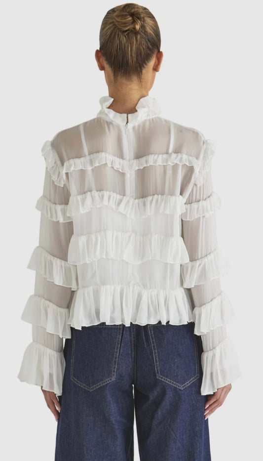 Fate & Becker ruffle shirt