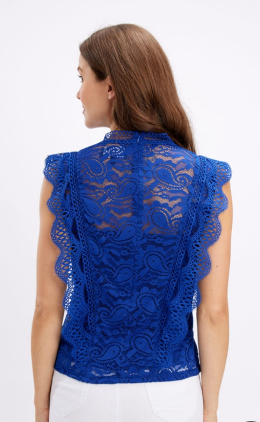 Frank Lyman lace top