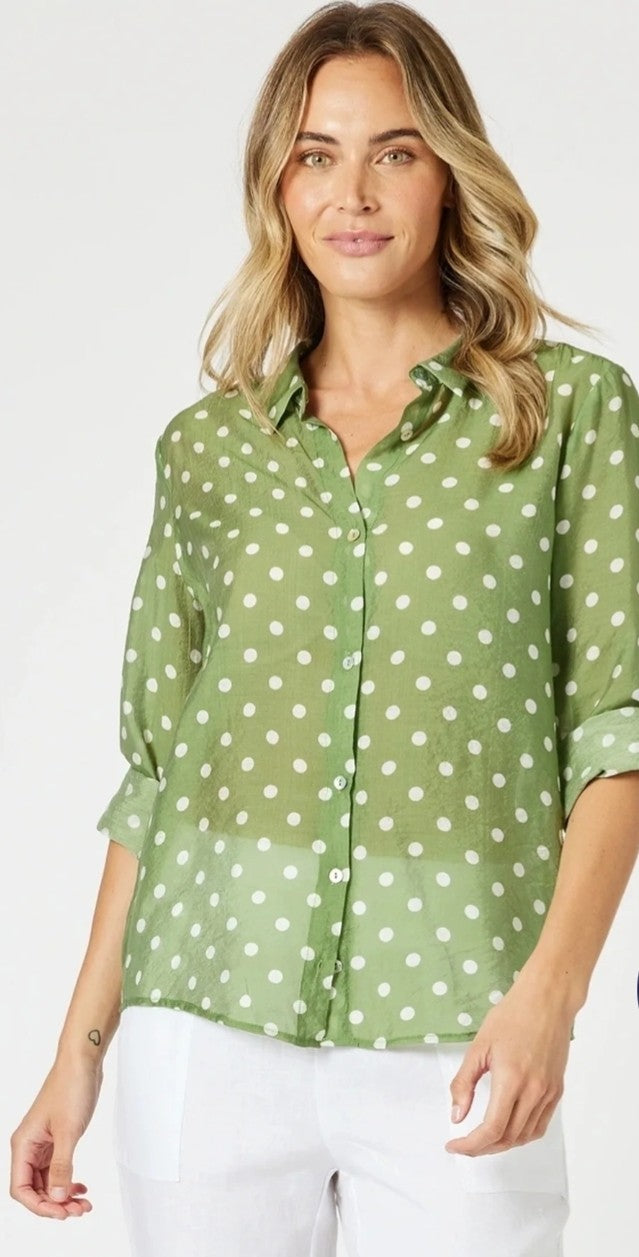 Gordon Smith basil spot shirt