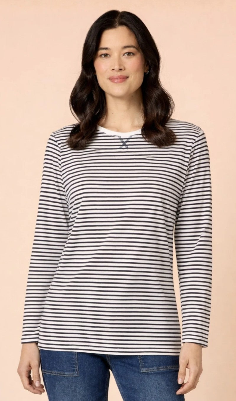 Gordon Smith stripe long sleeve tee