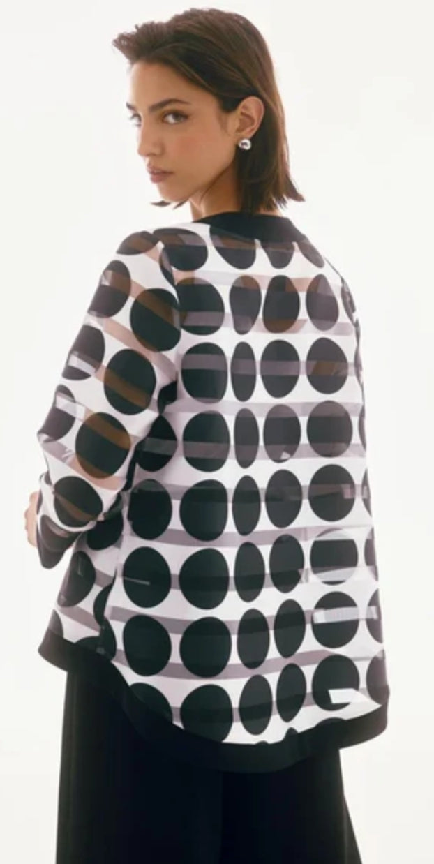 Joseph Ribkoff spot evening jacket