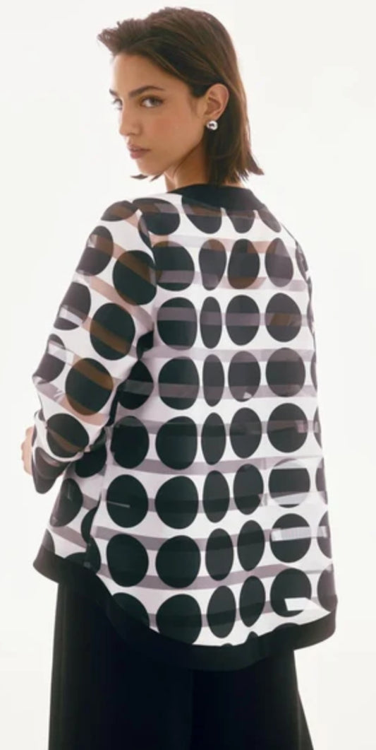 Joseph Ribkoff spot evening jacket