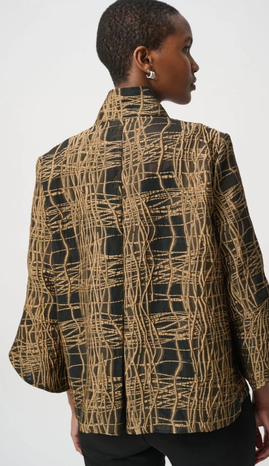 Joseph Ribkoff gold evening jacket