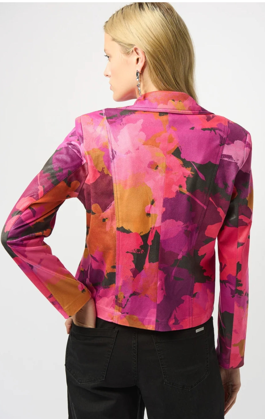 Joseph Ribkoff faux leather jacket