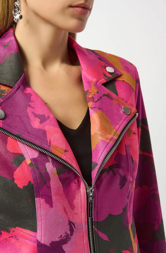 Joseph Ribkoff faux leather jacket