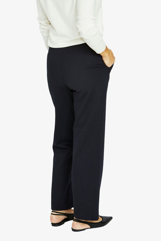 JUMP straight leg ponte pant in navy