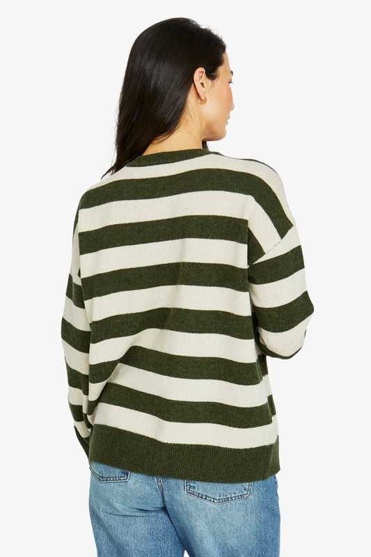 JUMP 2 pocket stripe pullover