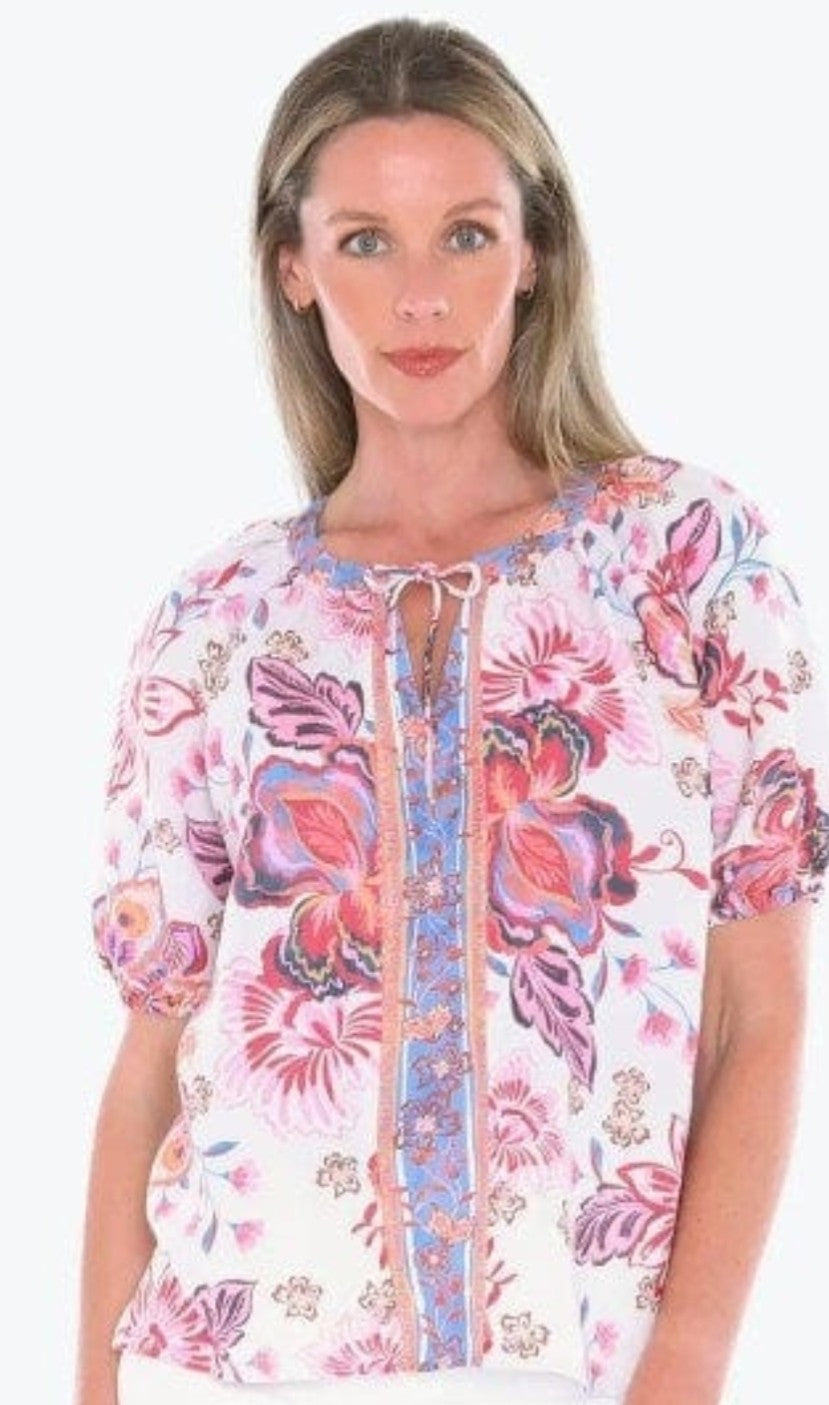 JUMP garden print top