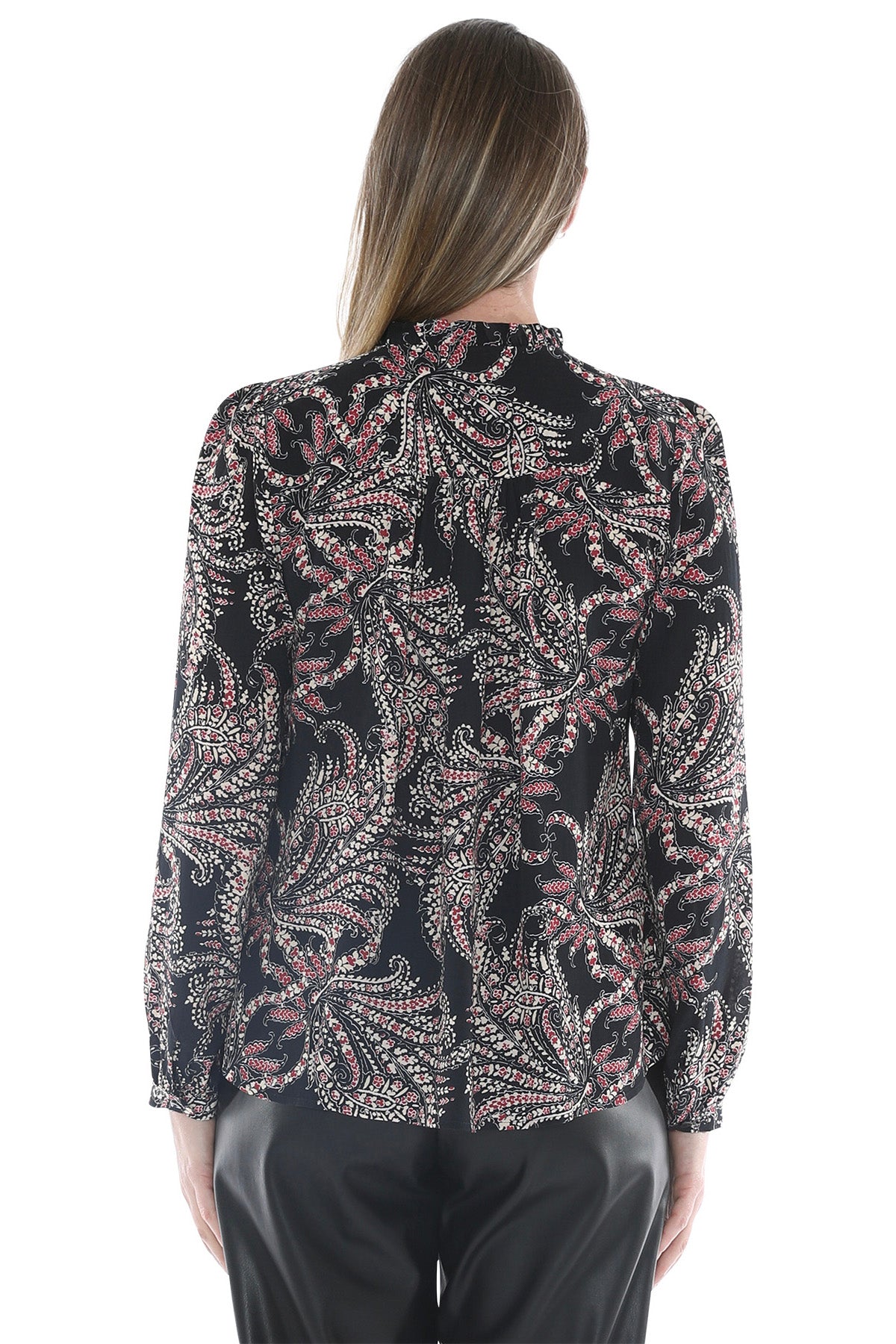 Jump Ditsy paisley ruffle top