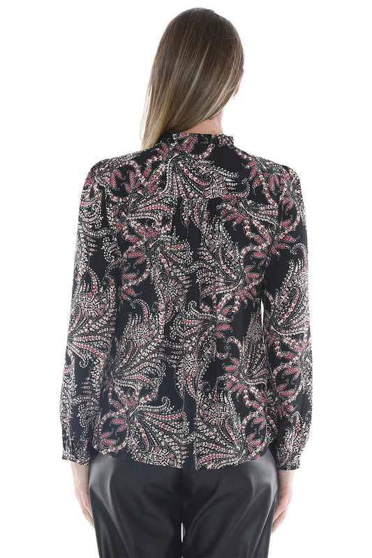 Jump Ditsy paisley ruffle top
