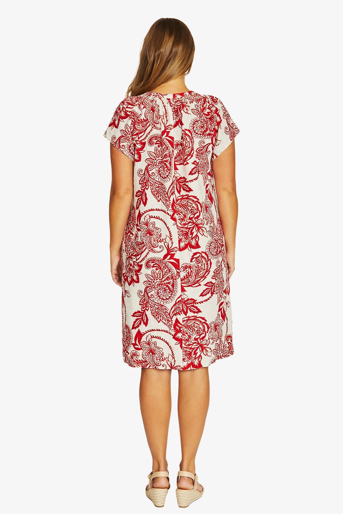 Jump Bohemia dress in red