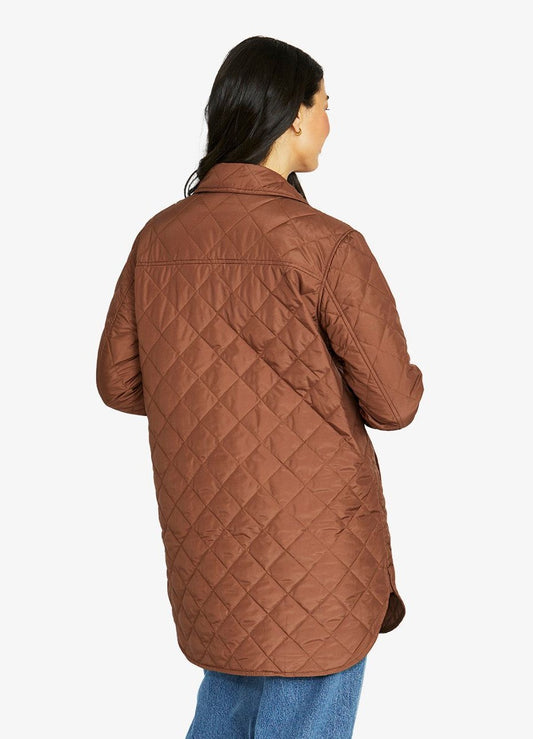 Jump Long Puffer jkt Spice