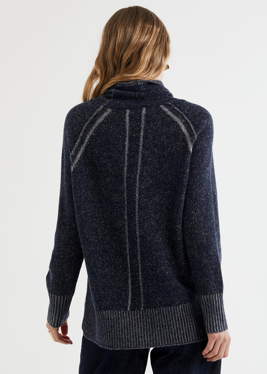 L D and Co 2 tone roll neck