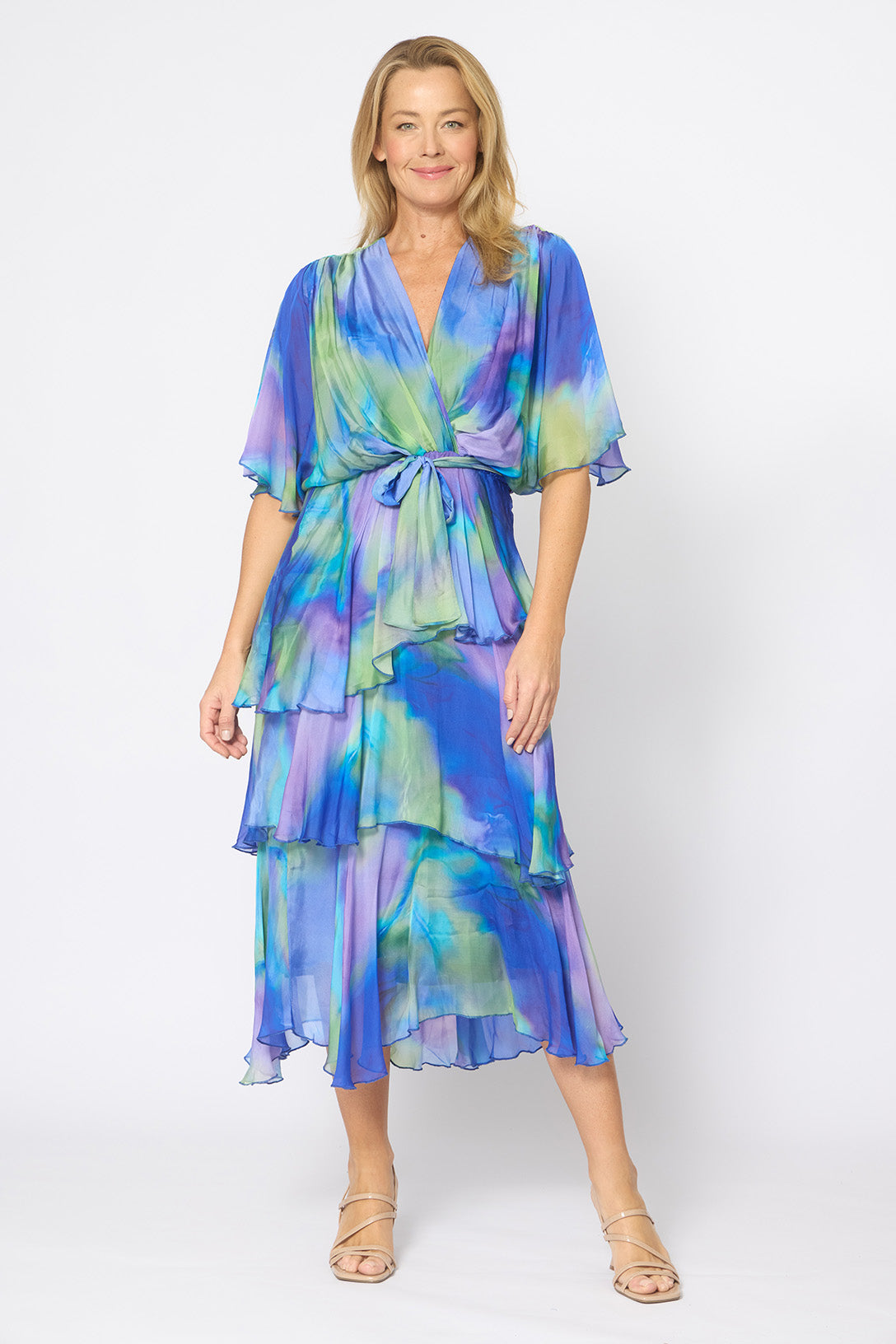 La Strada tiered dress
