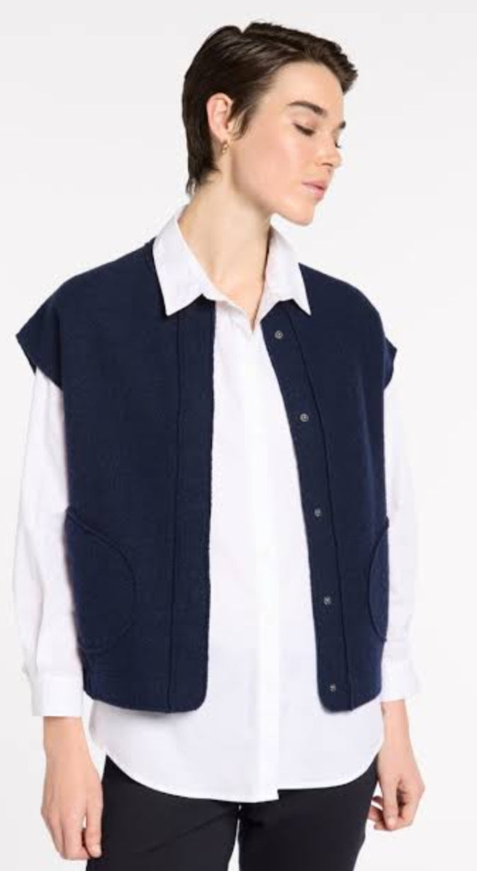 Marco Polo boiled wool vest