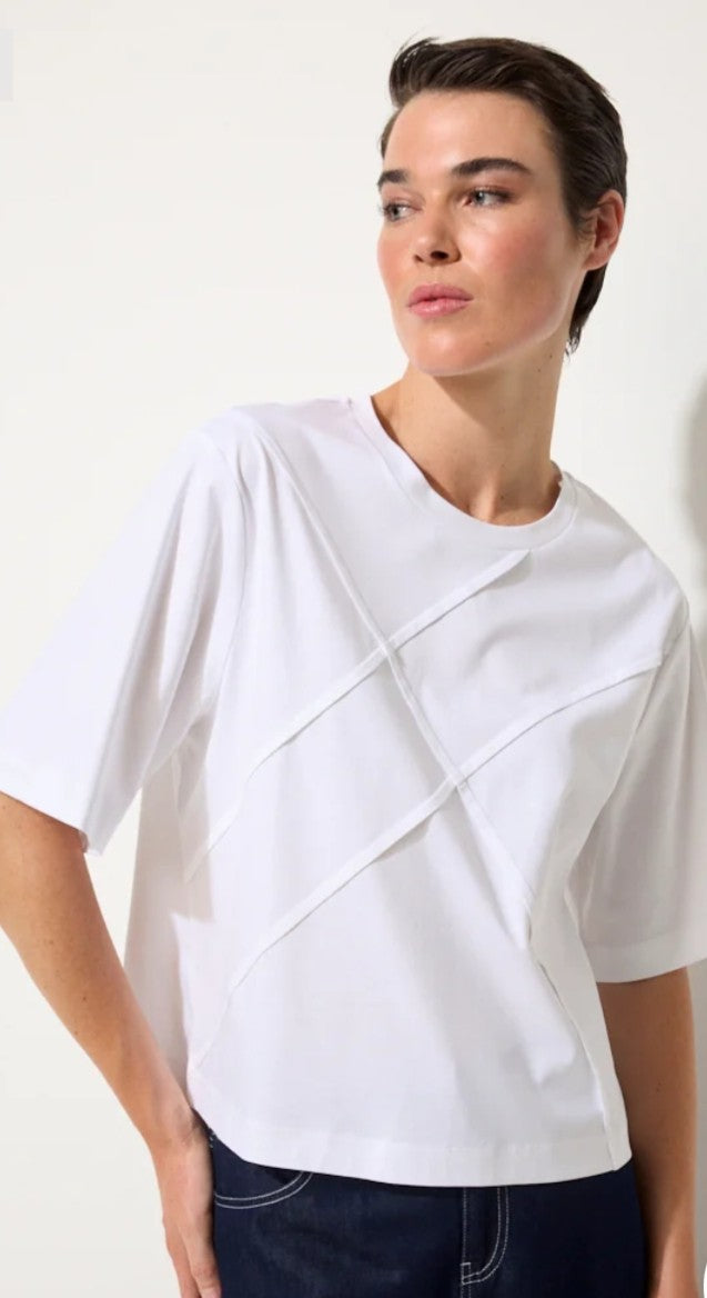 Marco Polo stitch detail tee