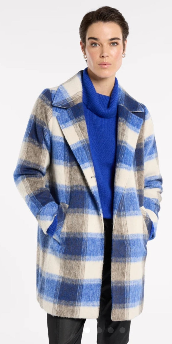 Marco Polo check coat
