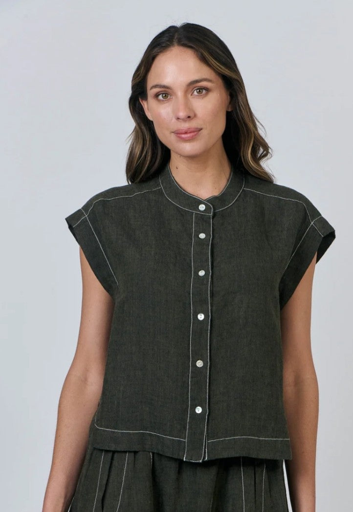 Naturals shirt in licorice