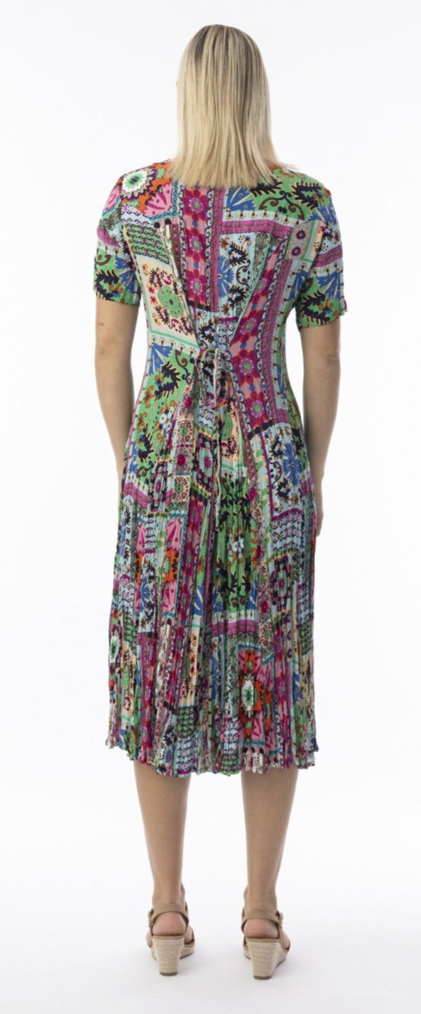 Orientique 'Sao Bento' godet style dress