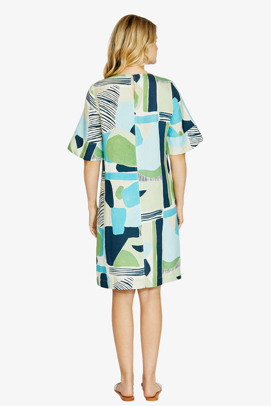 Ping Pong Hazel dress in Naxos print