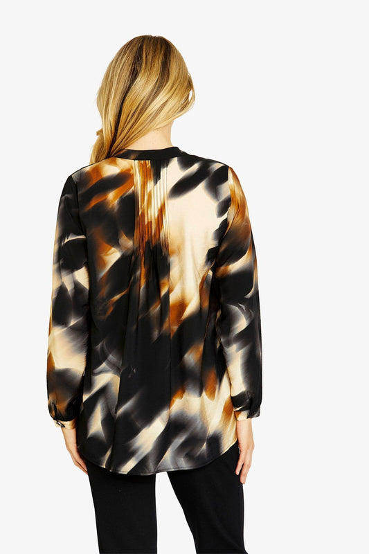 Ping Pong Aurora print blouse