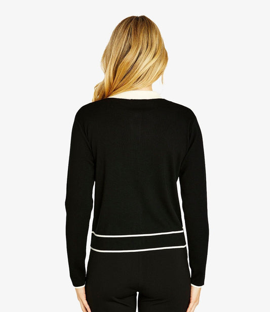 Ping Pong Tiffany Tipped cardigan