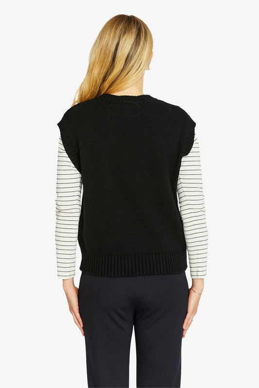 Ping Pong Heart Motif Vest