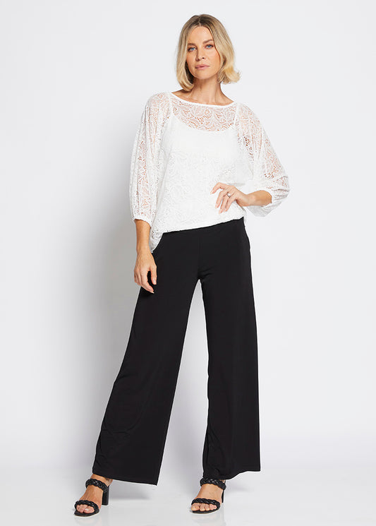 Philosophy Bridgerton lace top in Ivory