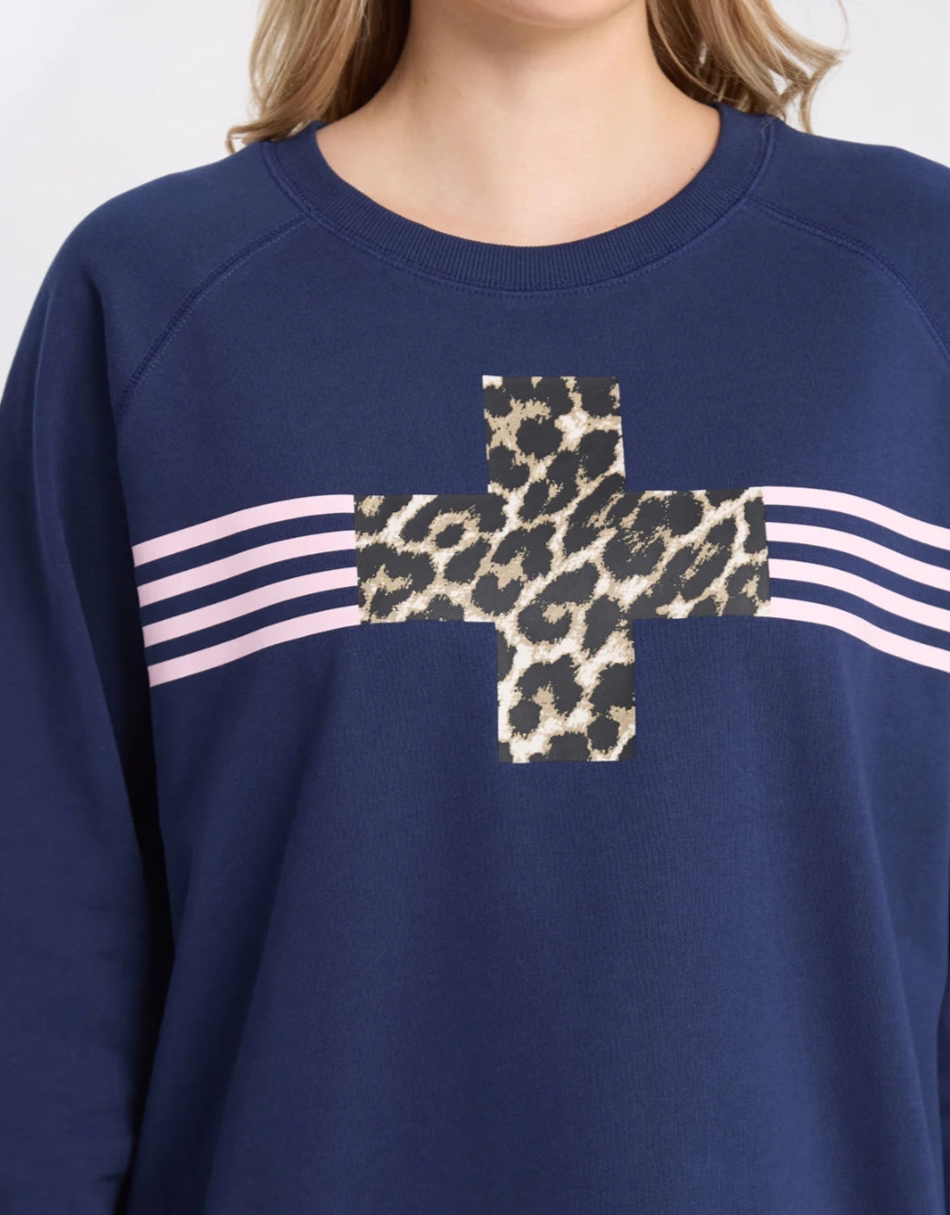 Stella and Gemma navy Star Crossed sweater