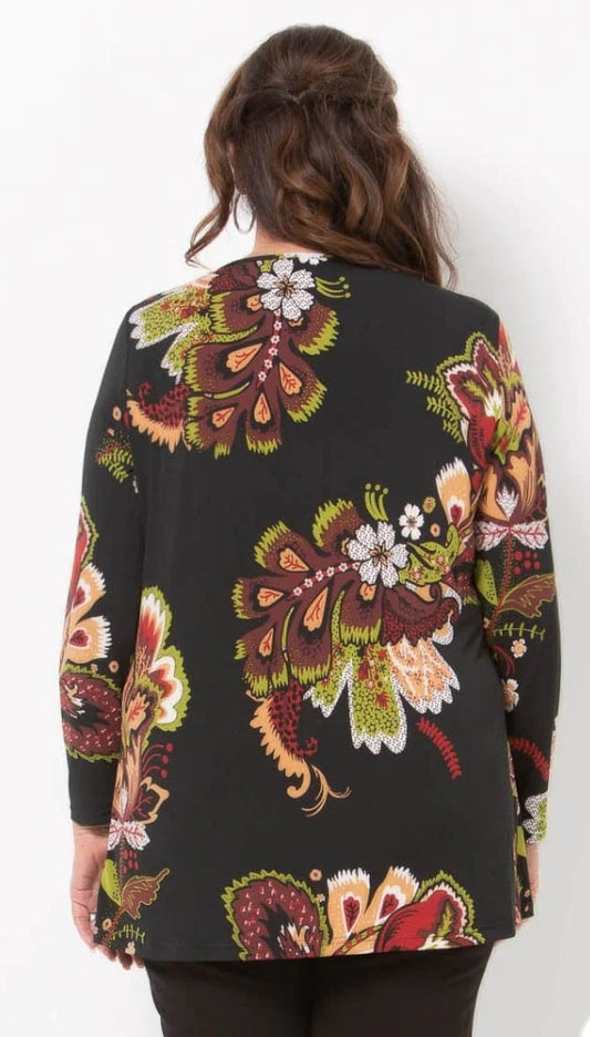 Swish Autumn contrast top