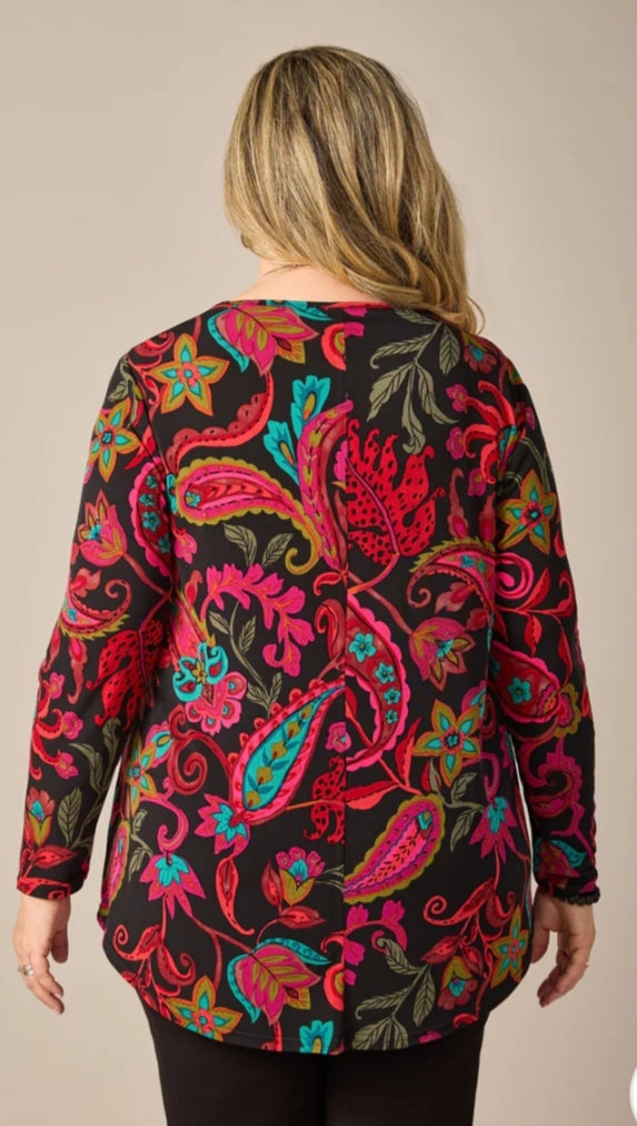 Swish antique paisley top