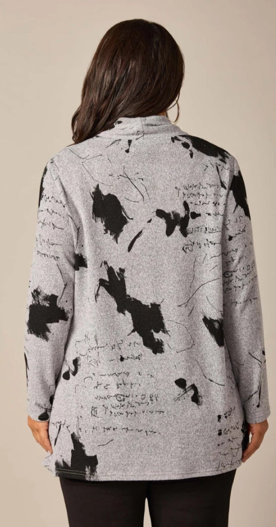 Swish 'Mystery' button through cardi