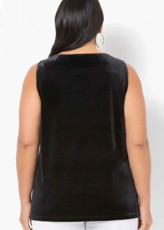 Swish velvet cami