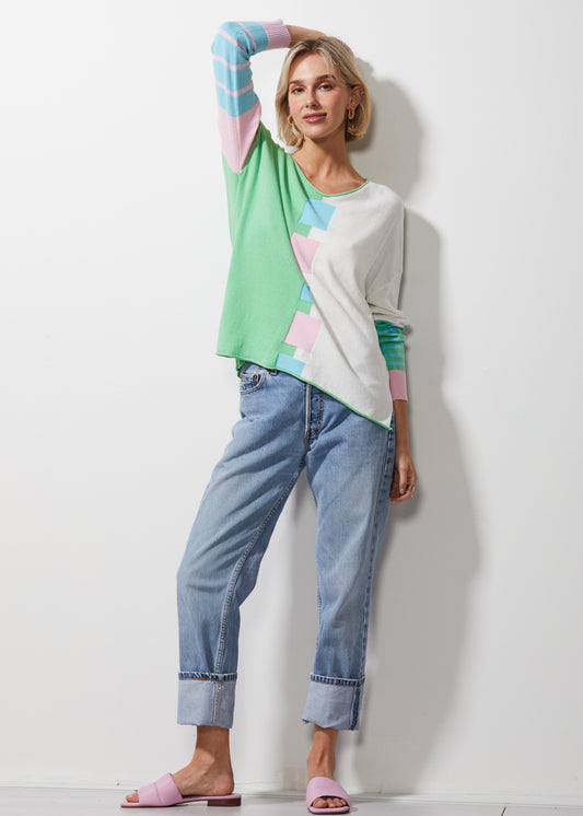 Zacket and Plover Intarsia in Butterfly