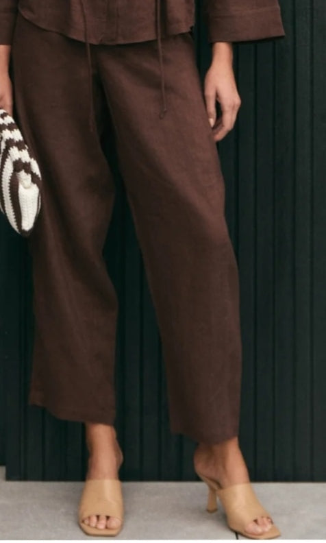 Adorne Hollis linen pant