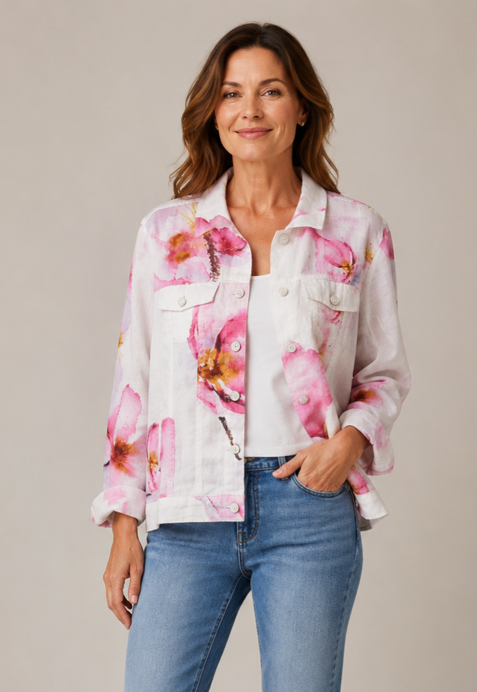 Dolcezza linen jacket