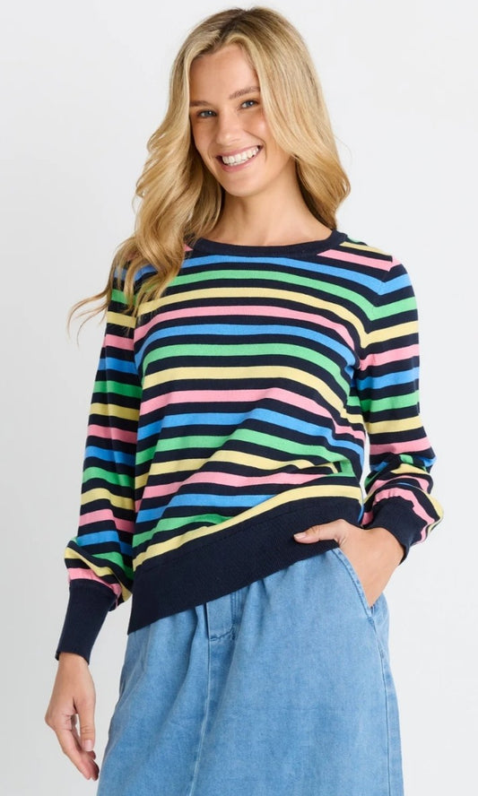 Betty Basics Indy stripe knit
