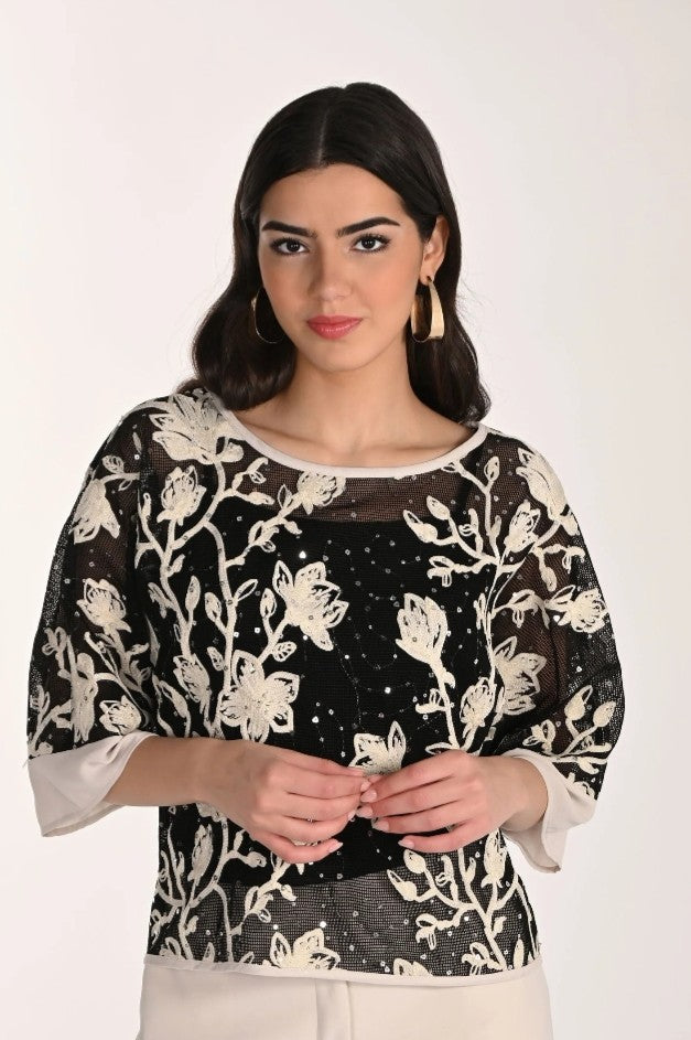 Frank Lyman evening top