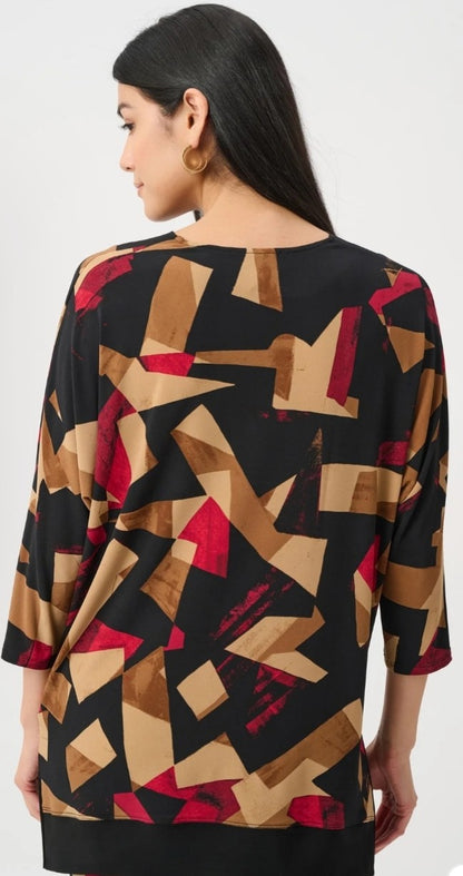 Joseph Ribkoff geo print top