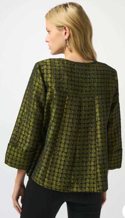 Joseph Ribkoff textured spot jacket