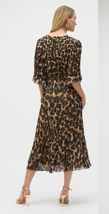 joseph leopard shirt dress Joseph Ribkoff Animal Print Dress
