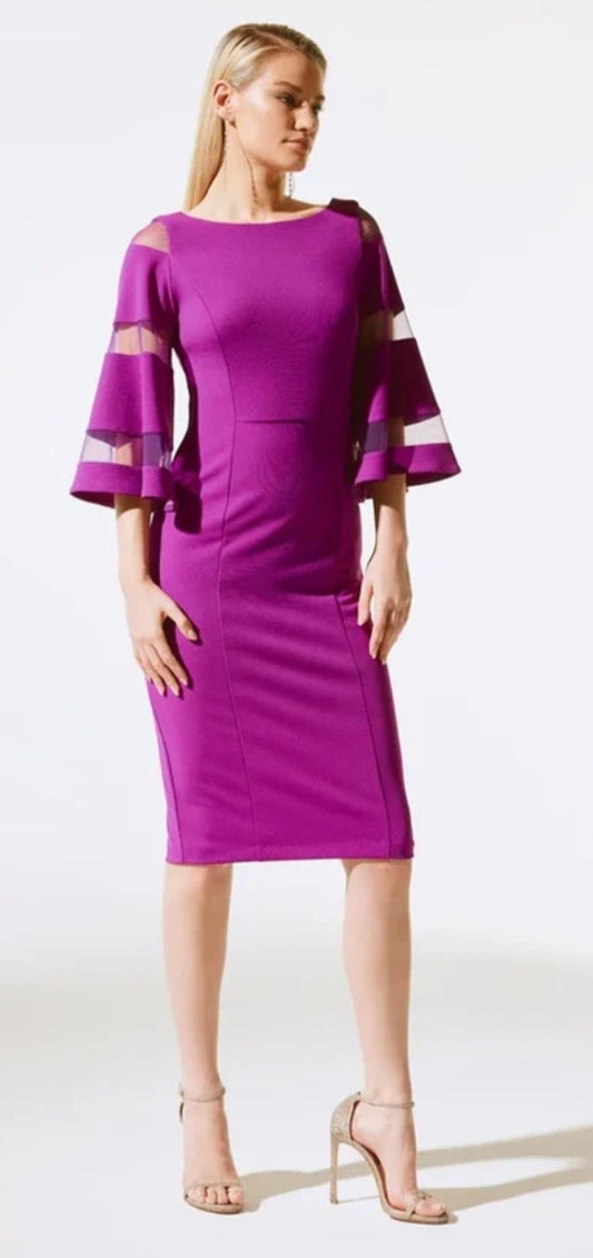 Joseph Ribkoff cerise dress