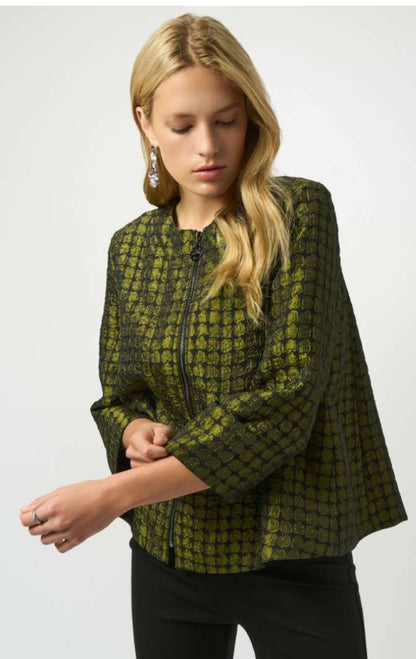 Joseph Ribkoff textured spot jacket