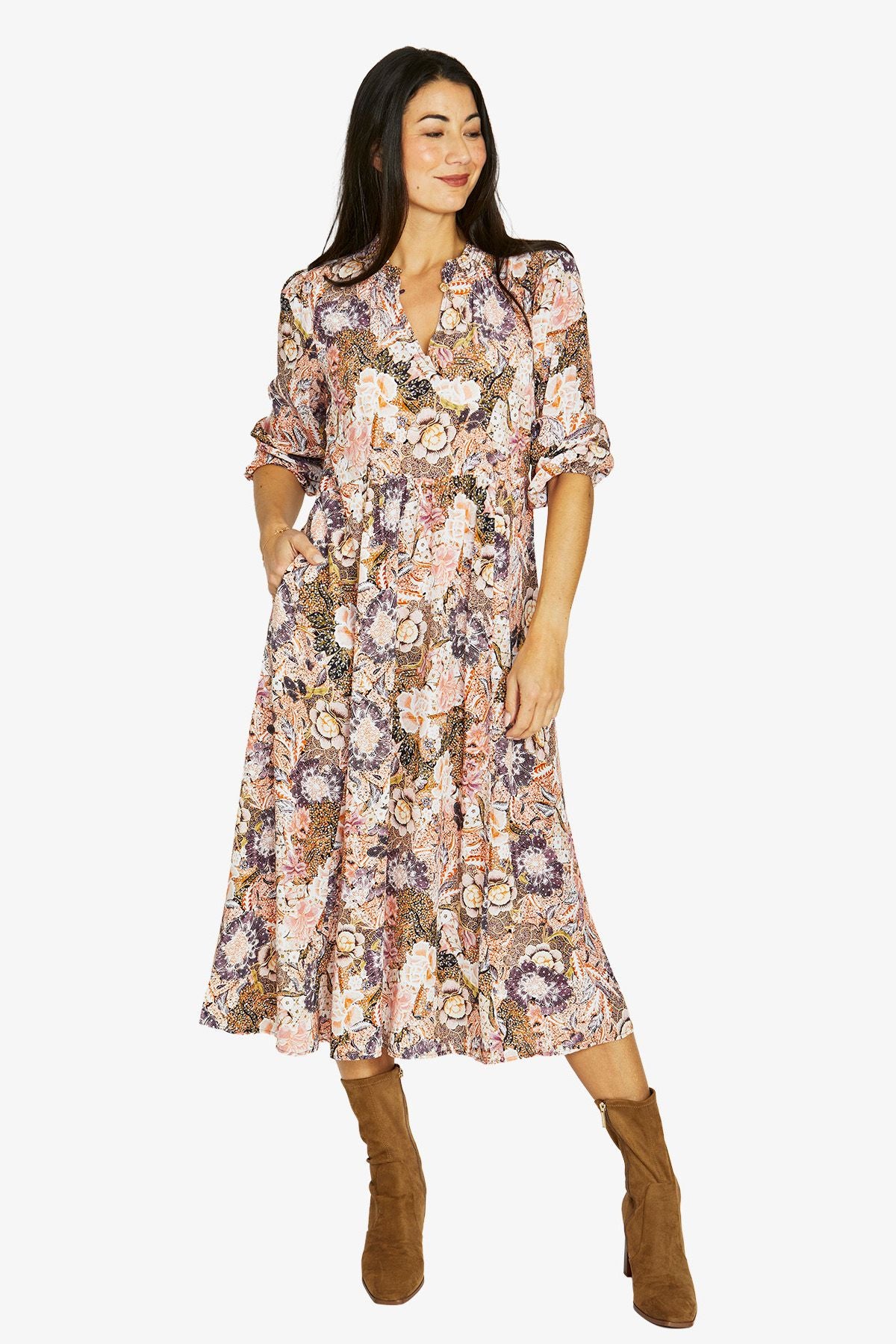 JUMP Delicate Paisley dress
